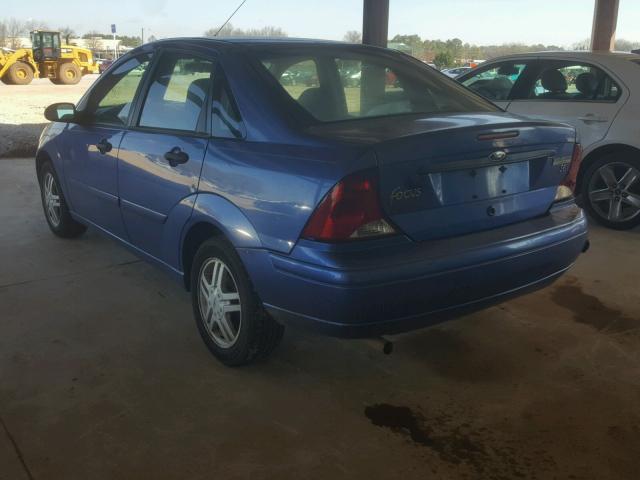 1FAFP34374W131950 - 2004 FORD FOCUS SE C BLUE photo 3