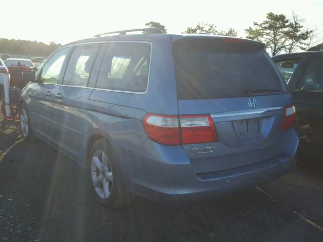 5FNRL38806B122930 - 2006 HONDA ODYSSEY TO BLUE photo 3