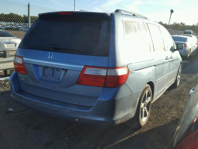 5FNRL38806B122930 - 2006 HONDA ODYSSEY TO BLUE photo 4