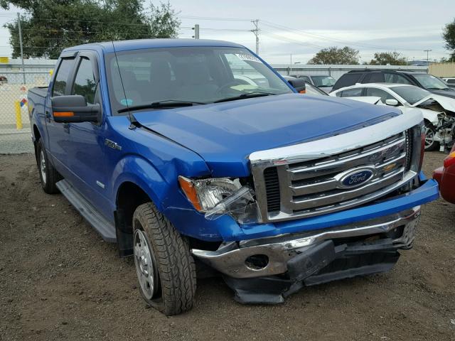 1FTFW1ET2BFC55802 - 2011 FORD F150 SUPER BLUE photo 1