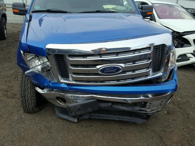 1FTFW1ET2BFC55802 - 2011 FORD F150 SUPER BLUE photo 7