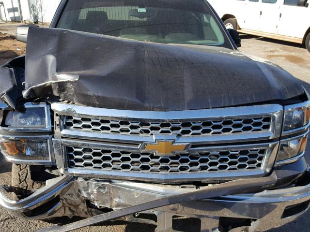 1GCRCREH6EZ324249 - 2014 CHEVROLET SILVERADO GRAY photo 7