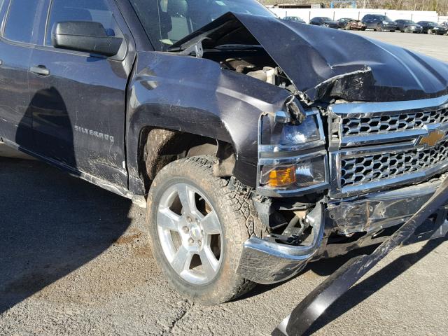 1GCRCREH6EZ324249 - 2014 CHEVROLET SILVERADO GRAY photo 9