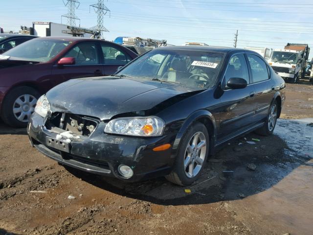 JN1DA31AX3T416876 - 2003 NISSAN MAXIMA GLE BLACK photo 2