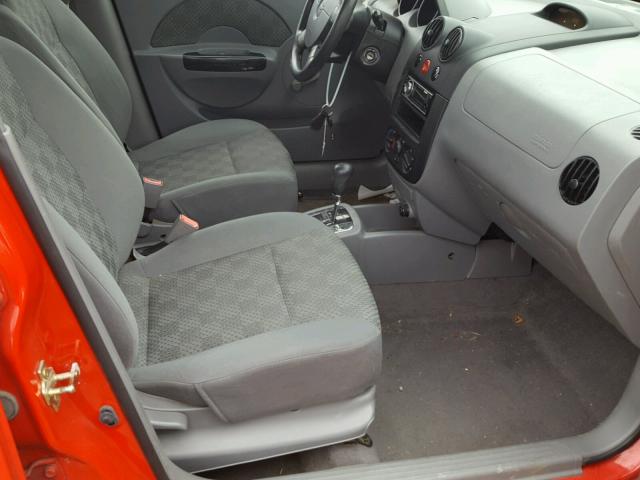 KL1TD52685B454872 - 2005 CHEVROLET AVEO BASE Kırmızı fotoğraf 5