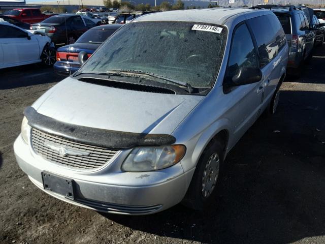 2C4GP44391R315313 - 2001 CHRYSLER TOWN & COU SILVER photo 2