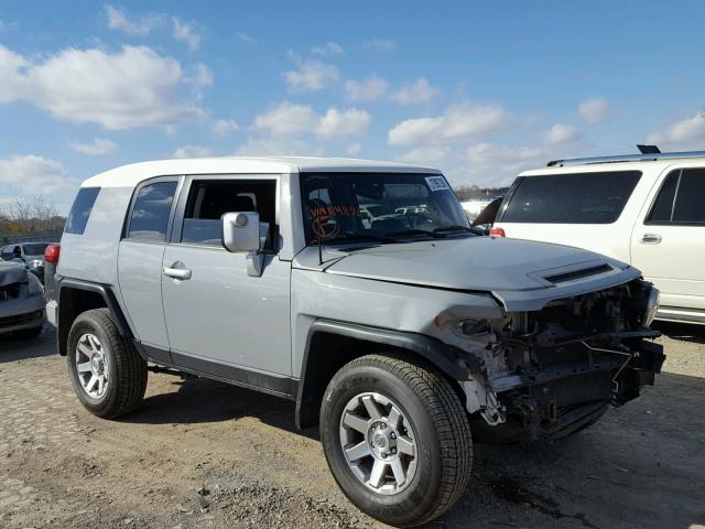 JTEBU4BF6EK184826 - 2014 TOYOTA FJ CRUISER GRAY photo 1