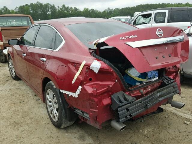 1N4AL3AP9FC252741 - 2015 NISSAN ALTIMA 2.5 RED photo 3