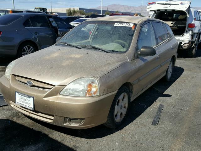 KNADC165336167226 - 2003 KIA RIO CINCO GOLD photo 2