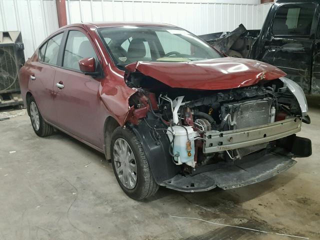 3N1CN7AP4FL920067 - 2015 NISSAN VERSA S RED photo 1