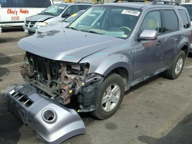 1FMCU49H28KE68888 - 2008 FORD ESCAPE HEV GRAY photo 2