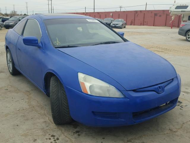 1HGCM82694A017379 - 2004 HONDA ACCORD EX BLUE photo 1