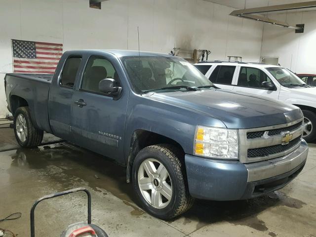 1GCEK19028Z261226 - 2008 CHEVROLET SILVERADO BLUE photo 1