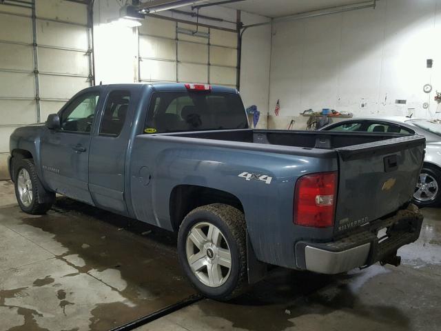 1GCEK19028Z261226 - 2008 CHEVROLET SILVERADO BLUE photo 3