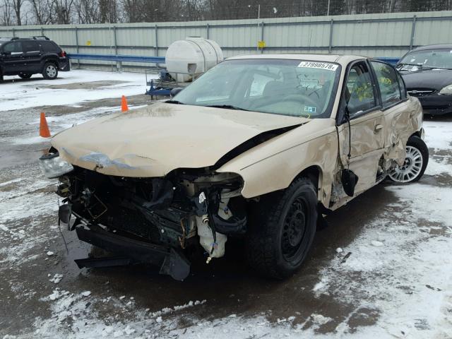 1G1ND52J33M726616 - 2003 CHEVROLET MALIBU GOLD photo 2