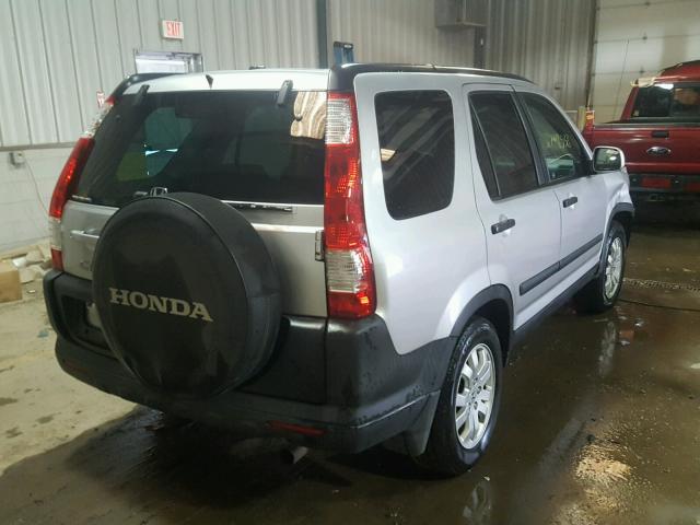 SHSRD78836U432924 - 2006 HONDA CR-V EX SILVER photo 4