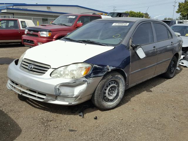 1NXBR32E24Z253517 - 2004 TOYOTA COROLLA CE GRAY photo 2