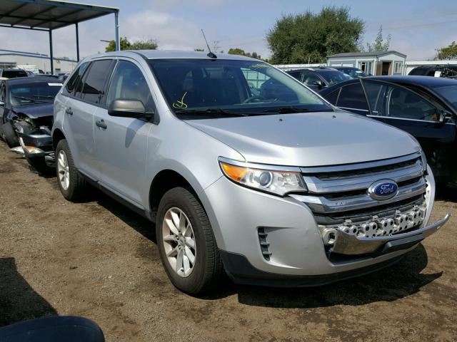 2FMDK3GC4EBB56427 - 2014 FORD EDGE SE SILVER photo 1