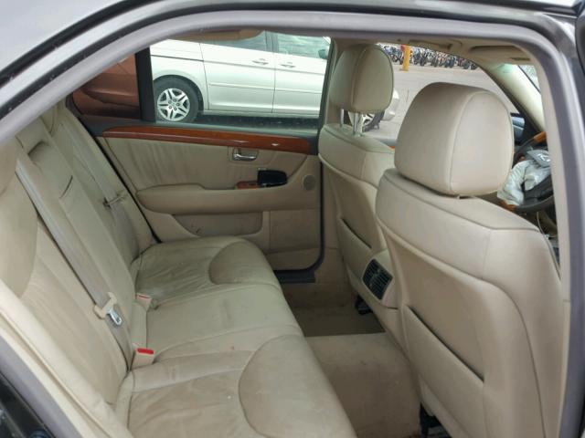 JTHBN36F040142232 - 2004 LEXUS LS 430 BROWN photo 6