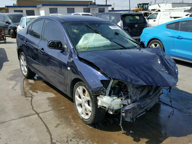 JM1BK32F891190515 - 2009 MAZDA 3 I BLUE photo 1