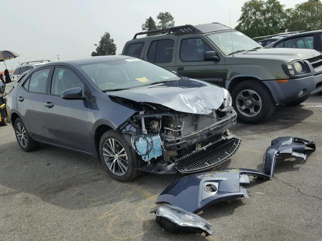 5YFBURHE2GP517284 - 2016 TOYOTA COROLLA L GRAY photo 1