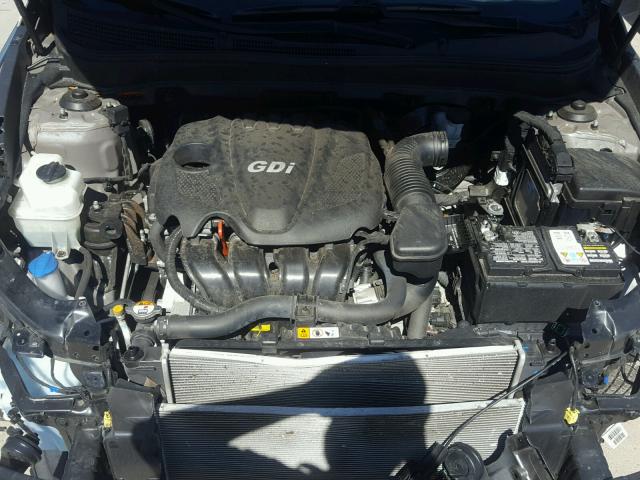 5NPEB4AC5EH850667 - 2014 HYUNDAI SONATA GLS BROWN photo 7