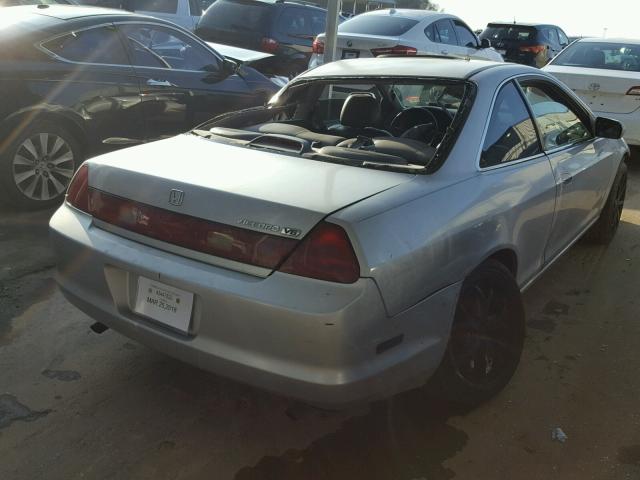 1HGCG2252YA020867 - 2000 HONDA ACCORD EX SILVER photo 4