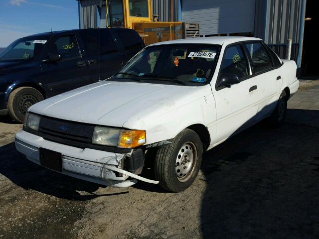 2FAPP36X0PB152827 - 1993 FORD TEMPO GL WHITE photo 2