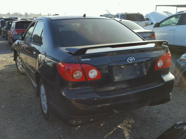 1NXBR32EX7Z867879 - 2007 TOYOTA COROLLA CE BLACK photo 3