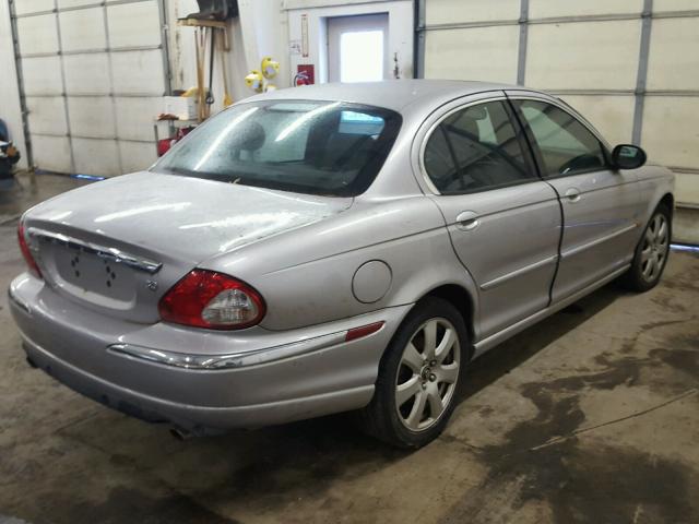 SAJEA51C74WD89560 - 2004 JAGUAR X-TYPE 3.0 SILVER photo 4