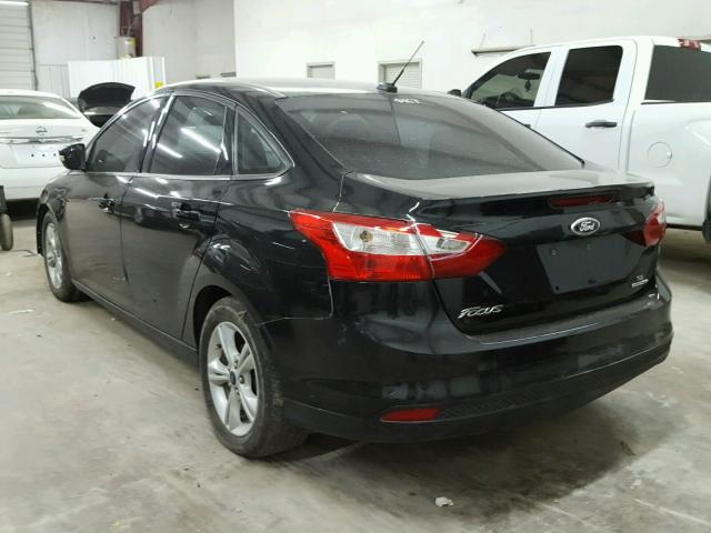 1FADP3F26EL349036 - 2014 FORD FOCUS SE BLACK photo 3