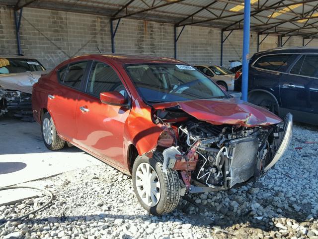 3N1CN7AP3GL831513 - 2016 NISSAN VERSA S MAROON photo 1