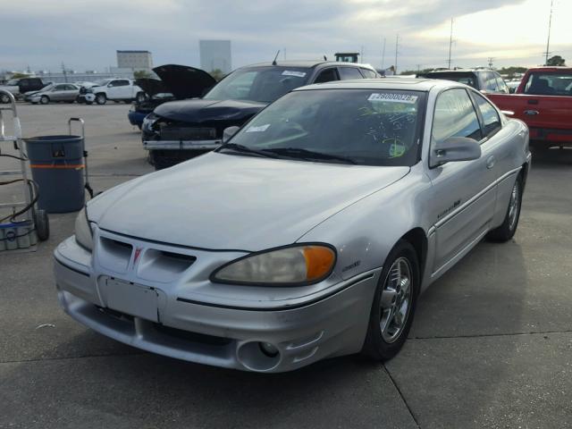 1G2NW12EX1M556818 - 2001 PONTIAC GRAND AM G SILVER photo 2