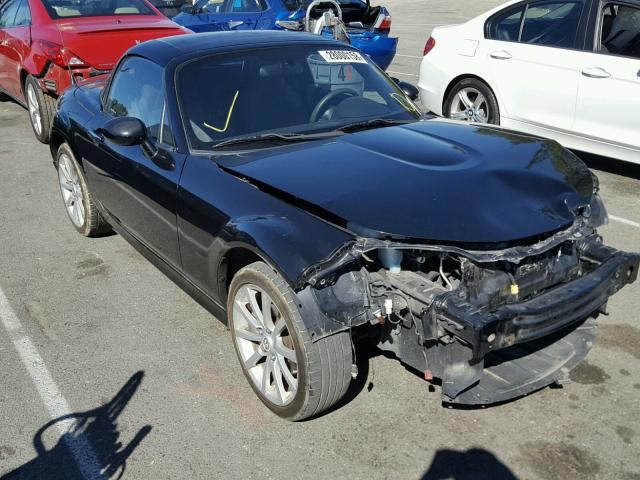 JM1NC26F680147049 - 2008 MAZDA MX-5 MIATA BLACK photo 1