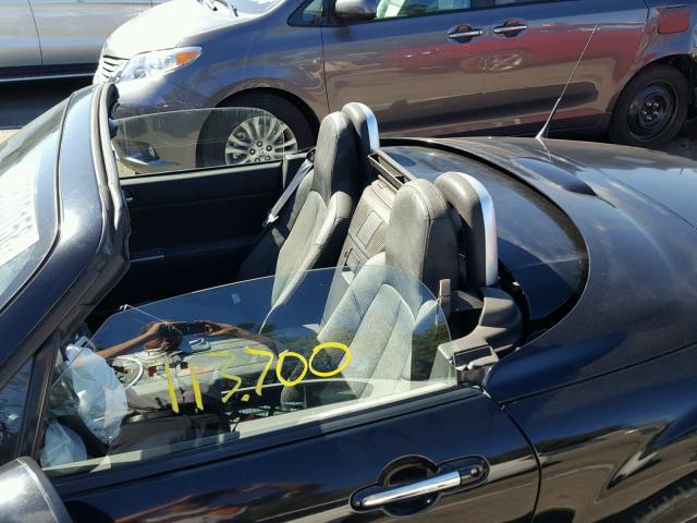 JM1NC26F680147049 - 2008 MAZDA MX-5 MIATA BLACK photo 6