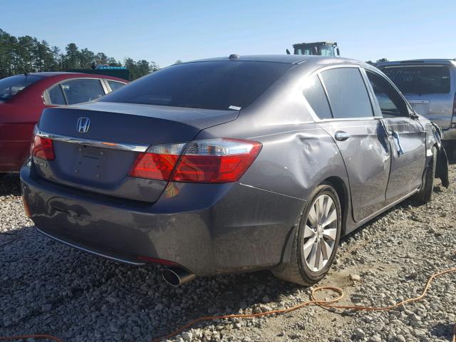 1HGCR2F8XEA206294 - 2014 HONDA ACCORD EXL GRAY photo 4