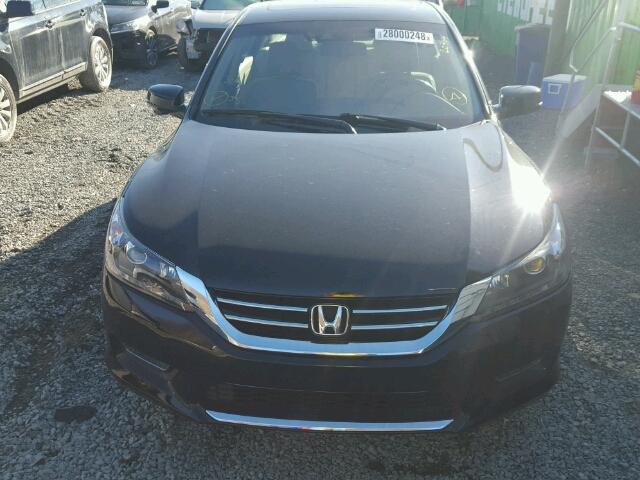 1HGCR3F83EA002877 - 2014 HONDA ACCORD EXL BLACK photo 9