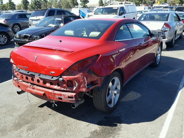 1G2ZH361874203095 - 2007 PONTIAC G6 GT RED photo 4