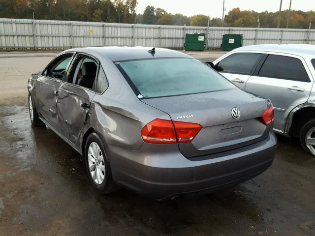 1VWAT7A35EC070965 - 2014 VOLKSWAGEN PASSAT S ნაცრისფერი ფოტო 3