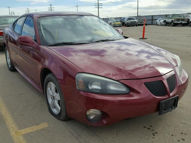 2G2WP552561107477 - 2006 PONTIAC GRAND PRIX Tünd qırmızı foto 1