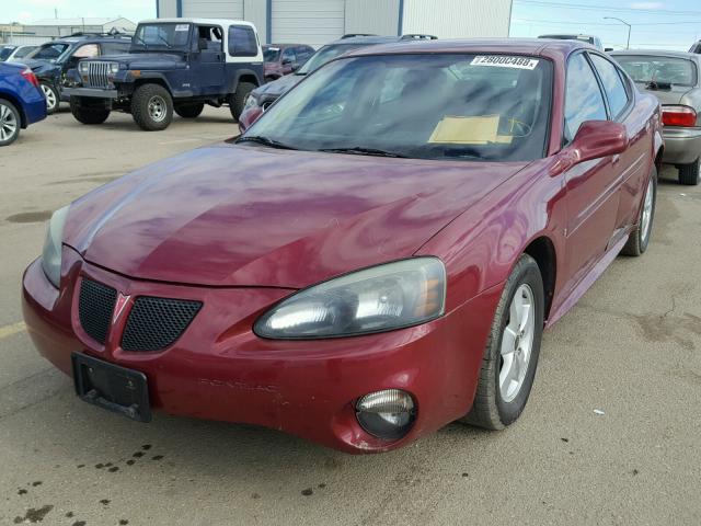 2G2WP552561107477 - 2006 PONTIAC GRAND PRIX Tünd qırmızı foto 2