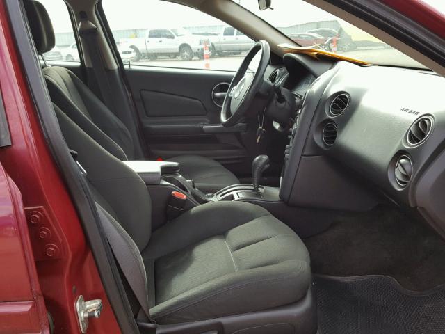 2G2WP552561107477 - 2006 PONTIAC GRAND PRIX Tünd qırmızı foto 5