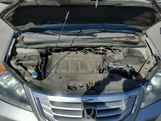 5FNRL38738B100124 - 2008 HONDA ODYSSEY EX SILVER photo 7