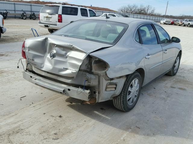 2G4WC582271249382 - 2007 BUICK LACROSSE C SILVER photo 4