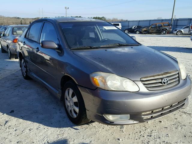 1NXBR32E24Z243148 - 2004 TOYOTA COROLLA CE GRAY photo 1