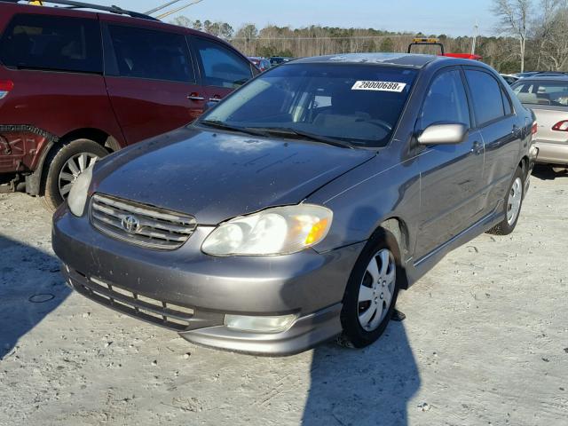 1NXBR32E24Z243148 - 2004 TOYOTA COROLLA CE GRAY photo 2