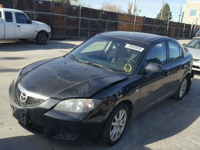 JM1BK32F771662278 - 2007 MAZDA 3 I BLACK photo 2