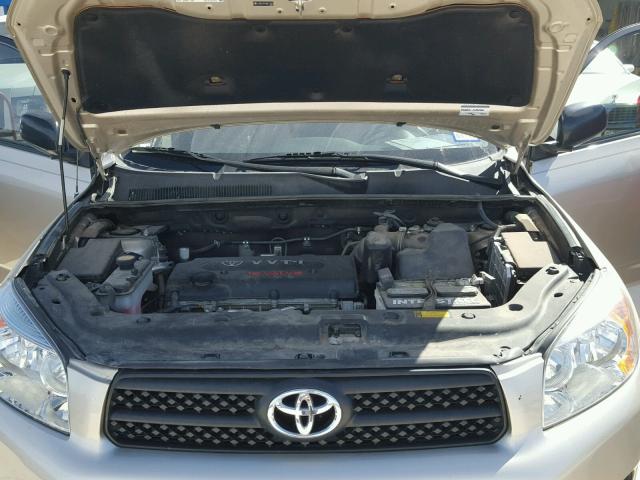 JTMZD33V786073332 - 2008 TOYOTA RAV4 GOLD photo 7