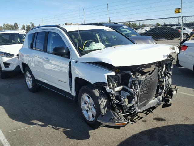 1C4NJCBA8FD198371 - 2015 JEEP COMPASS SP WHITE photo 1