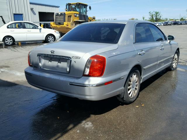 KMHFU45E95A406902 - 2005 HYUNDAI XG 350 SILVER photo 4